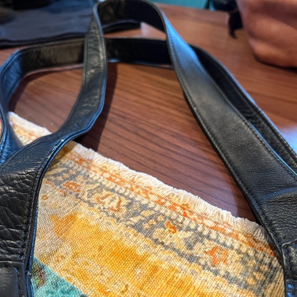 FRYE Black Leather Shoulder/Hobo Bag - Picture 5 of 8